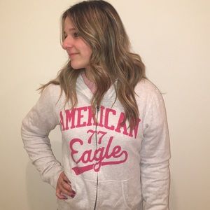 2/$15 Soft zip-up sweatshirt - light